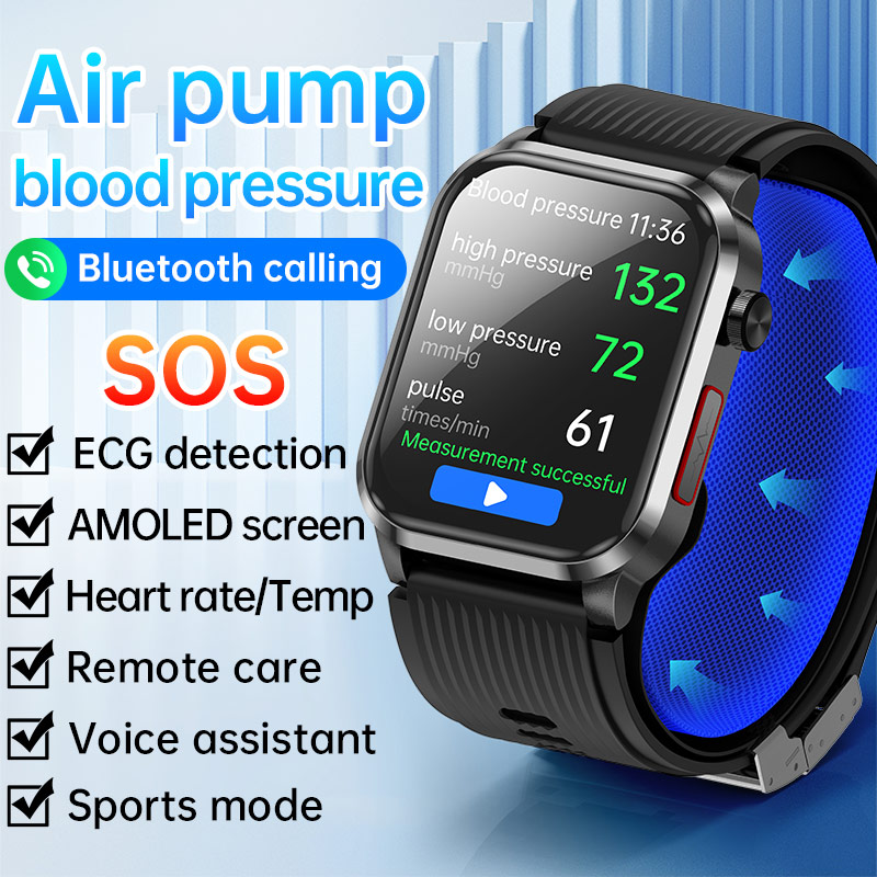P300pro BT Call Air Pump Airba - Fall Detection Watch 리뷰 및 가격