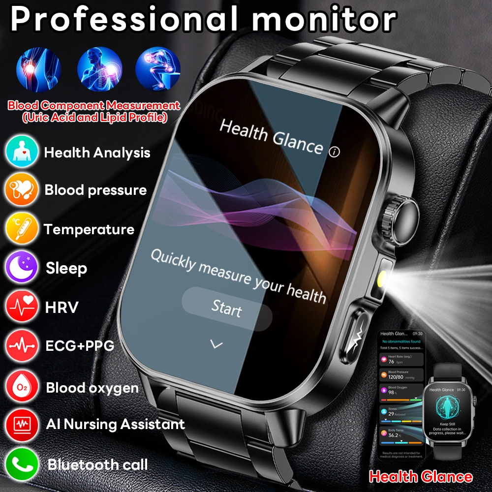 2026 New Model Uric Acid & Lip - Fall Detection Watch 리뷰 및 가격