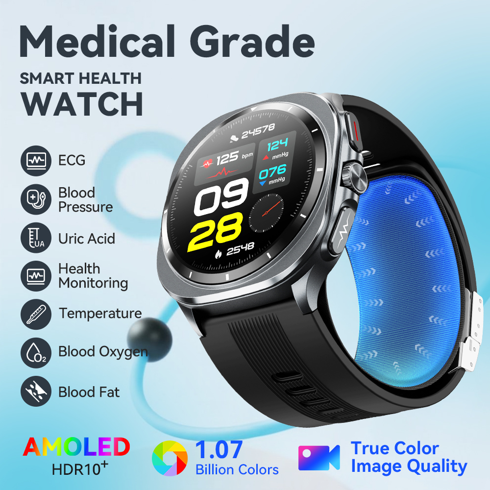 NOYAFA New ECG+PPG Blood Fat U - Fall Detection Watch 리뷰 및 가격