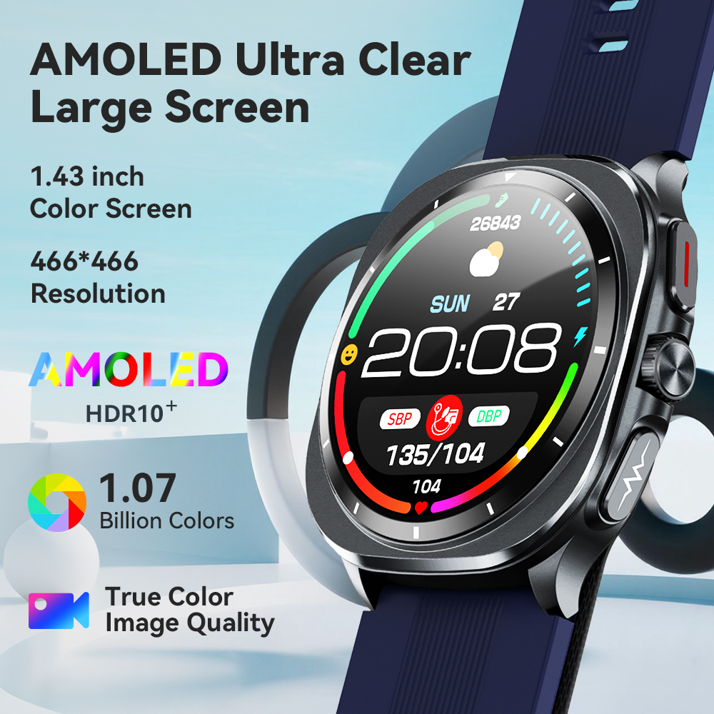 NOYAFA New ECG+PPG Blood Fat U - Fall Detection Watch 리뷰 및 가격
