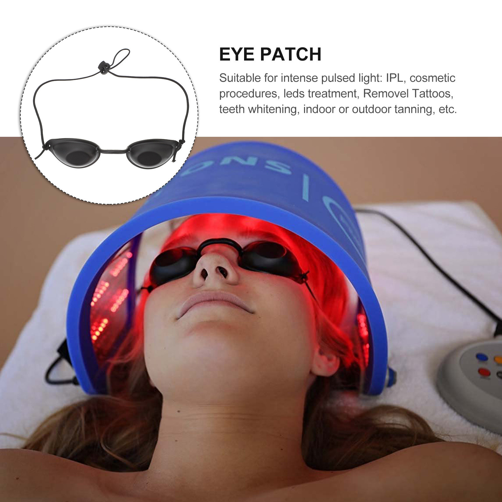 Safety Goggles Eye Patch for P - Light Therapy Glasses 리뷰 및 가격