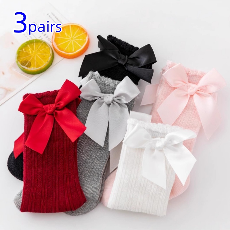3Pairs/set Baby Girls Socks Bi - Baby Sock Oximeter 리뷰 및 가격