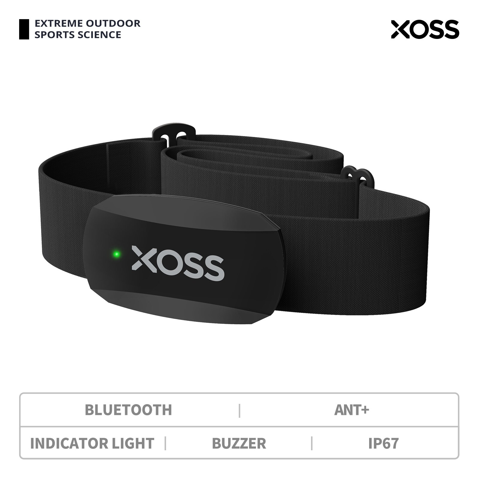 XOSS X2 Chest Strap Heart Rate - Breath Rate Monitor 리뷰 및 가격