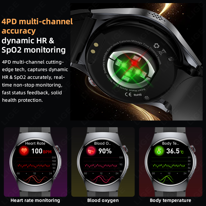 LIGE 2026 New Air Pump Airbag  - Fall Detection Watch 리뷰 및 가격
